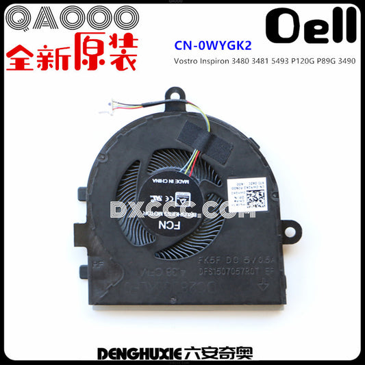 CN-0WYGK2 DELL Vostro 3480 / Inspiron 5493 3480 3481 P89G / Latitude 3490 CPU Cooling Fan