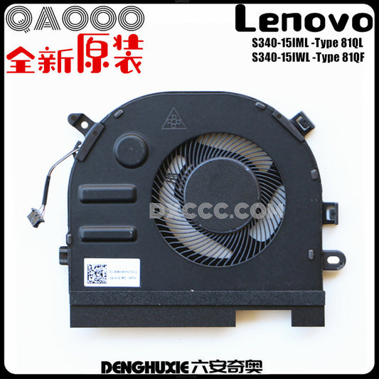 Lenovo Ideapad S340-15IML -Type 81QL S340-15IWL -Type 81QF CPU Cooling Fan 81N8 (5F10S13881)