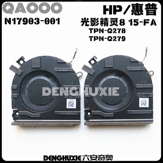 HP 15-FA 15-FA0031tx 15-FA0032tx TPN-Q278 TPN-Q279 CPU COOLING FAN (N17903-001)